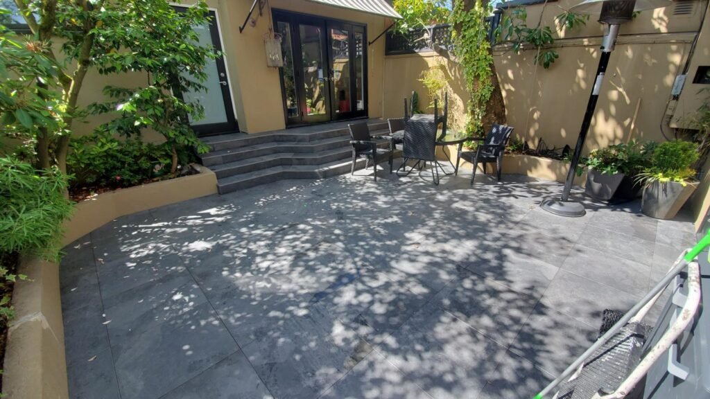 Patio Tile Installation 